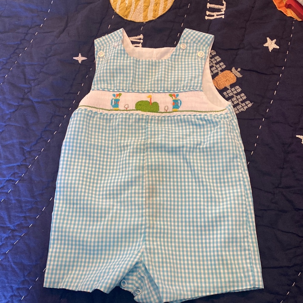 Bailey Boys Smocked Golf John John